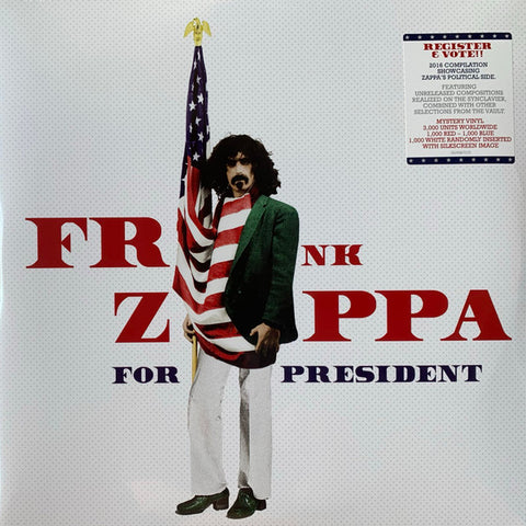 Frank Zappa - Frank Zappa For President (2Lp Limited Red, White Or Blue) Vinyl New