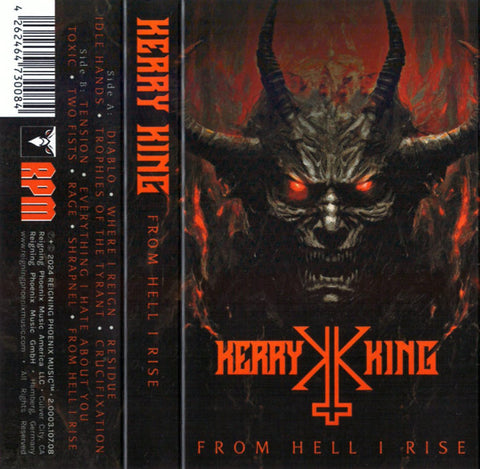 Kerry King - From Hell I Rise (Black) Cassette New