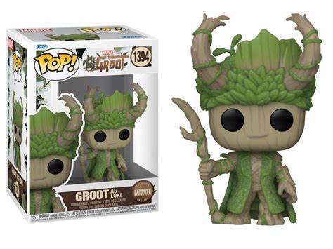 Funko Pop Marvel We Are Groot Groot As Loki New