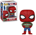 Funko Pop Marvel Spider-Man Holiday Sweater New