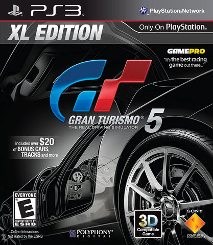 Gran Turismo 5 XL Edition in Cardboard Sleeve PS3 Used