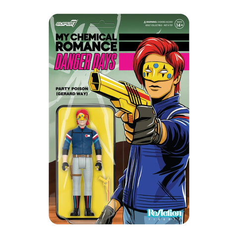 My Chemical Romance Danger Days Party Poison Gerrard Way Figure New
