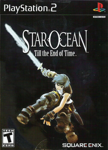 Star Ocean Till The End Of Time With Cardboard Sleeve Box has Wear PS2 Used
