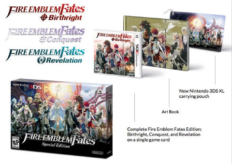 Fire Emblem Fates Special Editon game & case only (no cardboard or extras) 3DS Used