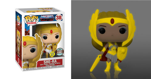 Funko Pop Animation Masters of the Universe She-Ra Glow In The Dark Specialty Series New