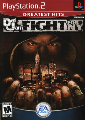 Def Jam Fight For NY Greatest Hits no manual PS2 Used