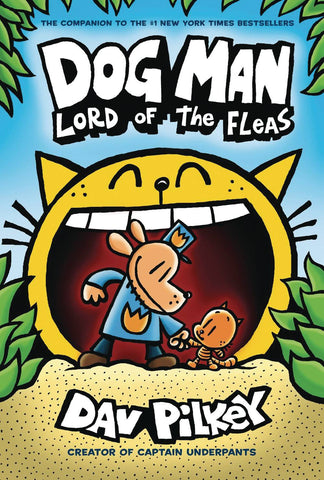 Dog Man Vol 05 Lord of the Fleas Hardcover Graphic Novel New