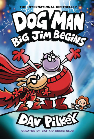 Dog Man Vol 13 Big Jim Begins Hardcover Graphic Novel New