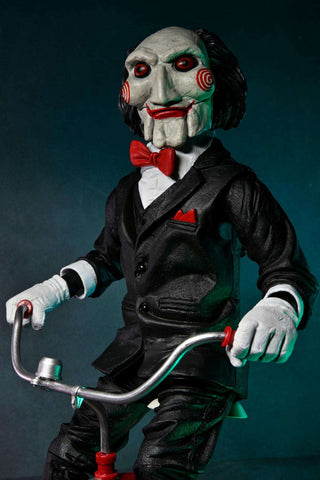 Saw Billy The Puppet 12" Figure On Tricycle With Sound New
