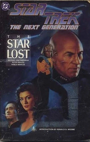 Star Trek The Next Generation Star Lost Trade Paper Back Used