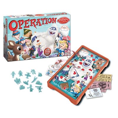 Operation - Rudolph The Red Nosed Reindeer60th Anniversary Board Game New