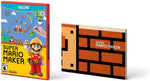 Super Mario Maker With Cardboard Sleeve & Artbook (some damage to outer cardboard) Wii U New