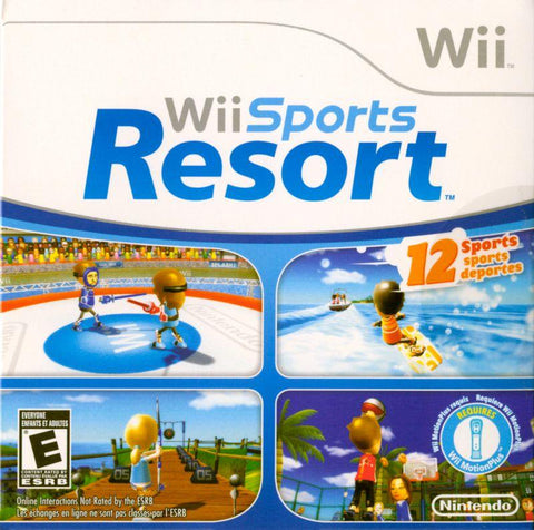Wii Sports Resort Disc Only Motion Plus Required Wii Used