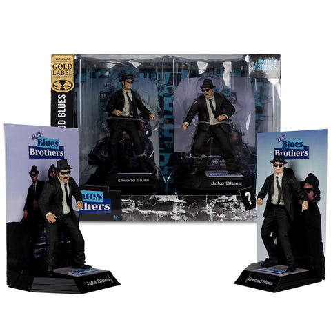 Mcfarlane Gold Label Collection The Blues Brothers Limited Edition Of 4900 Pieces New