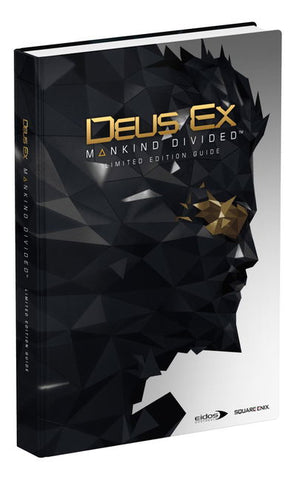 Deus Ex Mankind Divided Limited Edition Hardcover Hint Guide Used