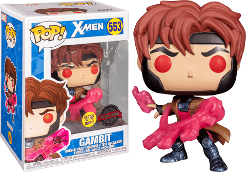 Funko Pop X-Men Gambit Glows in the Dark New