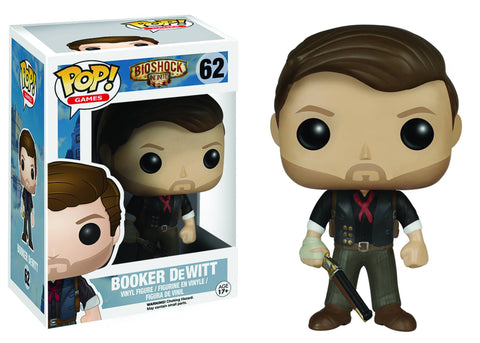 Funko Pop Games Bioshock Infinite Booker DeWitt Slight Damage To Box Used