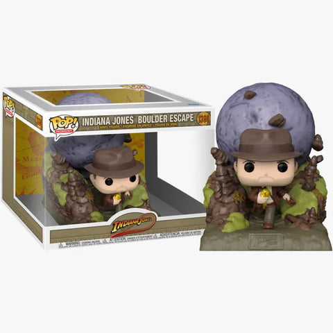 Funko Pop Movie Moment Indiana Jones Boulder Escape