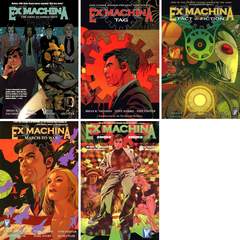 Ex Machina Bundle Vol 1-5 Trade Paper Back Used