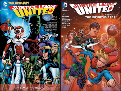 Justice League United  Bundle Vol 1 & 2 Trade Paper Back Used