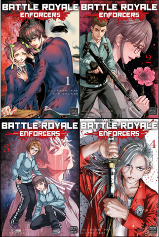 Battle Royale Enforcers Bundle Vol 1 - 4 Manga Used