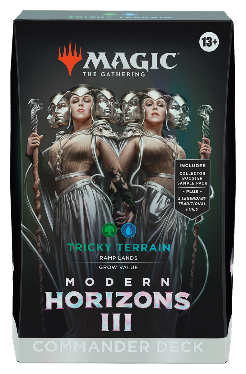 Magic Commander Deck Modern Horizons 3 Tricky Terrain New – Iceman ...