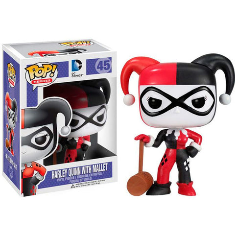 Funko Pop Heroes Harley Quinn with Hammer New