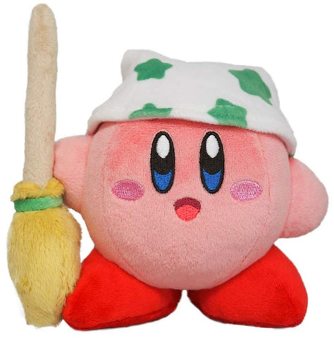 Kirby - Cleaning Kirby 5" Plush New