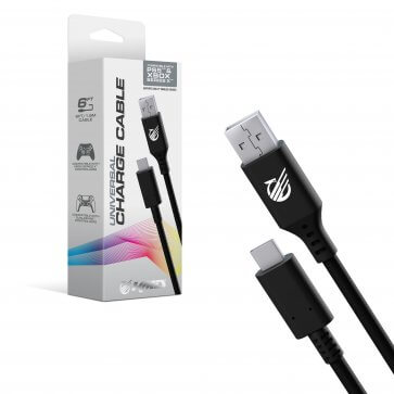 Universal Charge Cable USB C 6 FT KMD New