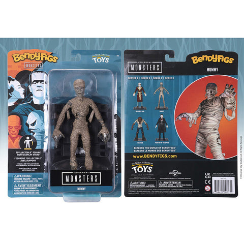 Universal Monsters Mummy Bendyfig Noble Toys Figure New