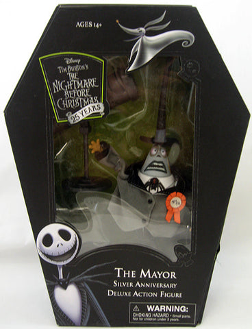 The Nightmare Before Christmas NBX 25 Years The Mayor Silver Anniversary Figure New