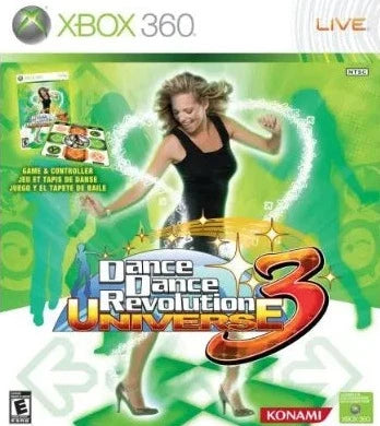 Dance Dance Revolution Universe 3 Bundle Game & Mat 360 Used