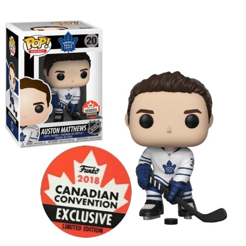 Funko Pop Hockey Toronto Maple Leafs - Auston Matthews Canadian Convention 2018 Exclusive New