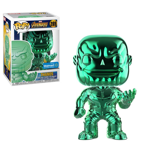 Funko Pop Marvel Avengers Infinity War Thanos (Chrome Green) Used