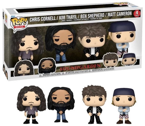 Funko Pop Rocks Sound Garden 4 Pack New