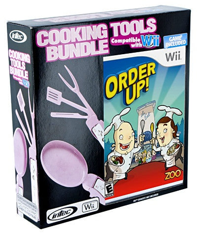 Wii Cooking Tools Bundle Game and Utensils (Box has wear) New