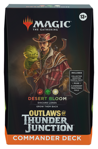 Magic Outlaws of Thunder Junction Commander Deck Desert Bloom