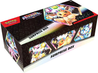 Pokemon Prismatic Evolutions Surprise Box New