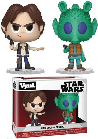 Funko Vynl Star wars Han Solo and Greedo New