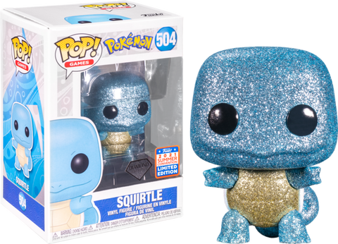 Funko Pop Pokemon Squirtle Diamond Collection Used