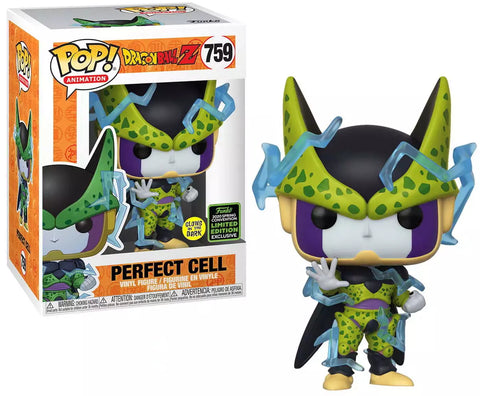 Funko Pop Animation Dragon Ball Z Perfect Cell Glow in the Dark 2020 Spring Convention Limited Edition Exclusive New