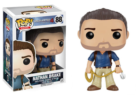 Funko Pop Games Uncharted 4 Nathan Drake Box Has Some Wear Used