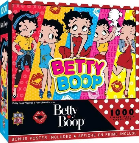 Betty Boop Strike a Pose 1000 Piece Puzzle New
