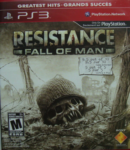 Resistance Fall Of Man Greatest Hits PS3 New