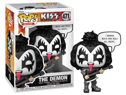 Funko Pop Rocks KISS Sayings - Gene Simmons The Demon New