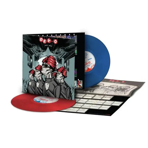 Devo - 50 Years Of De-Evolution 1973-2023 (Indie Exclusive 2lp Red & Blue) Vinyl New