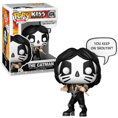Funko Pop Rocks KISS Sayings - Peter Criss The Catman New