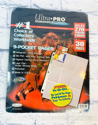 9 Pocket Pages Ultra Pro Hologram Series 30 Pack