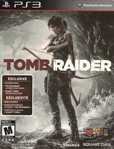 Tomb Raider Launch Edition with Cardboard slip and Comic PS3 Used