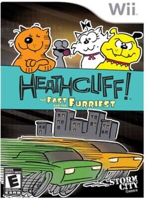 Heathcliff Fast And The Furriest Wii Used